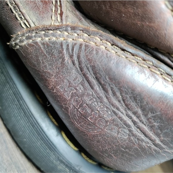 Dr Martens Industrial brown leather safety toe work boots size 9 mens/10 womans - Picture 7 of 14